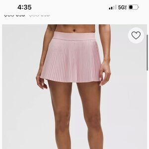 Lululemon Athletica Pink Mini Skirt
